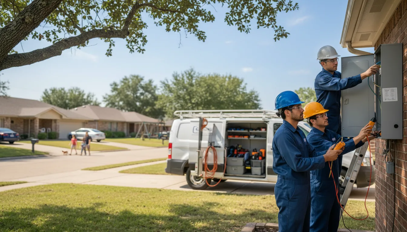 Certified electrician providing emergency electrical services in Valley, AL